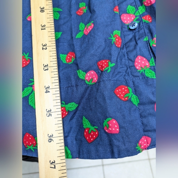 Kate Spade tossed strawberry shirt dress size M - Picture 12 of 14
